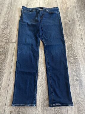 J Brand Dark Blue Straight Leg Jeans